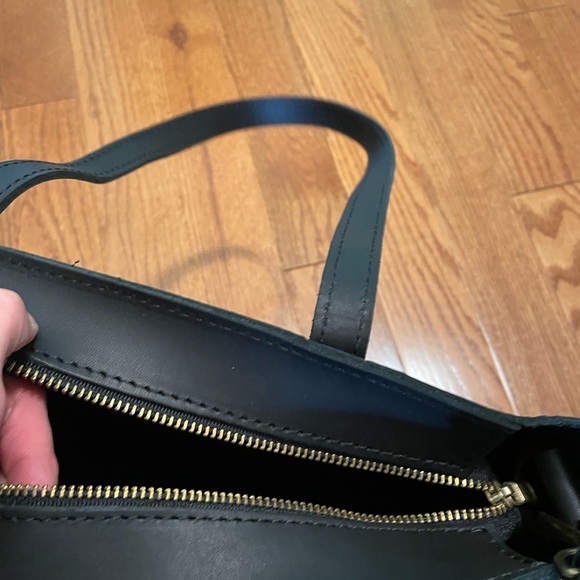 Portland Leather Crossbody Tote with Zipper —NWT - Picture 7 of 10